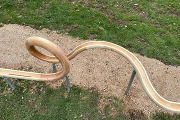 Holzkugelbahn Bild 41