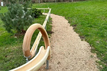Holzkugelbahn Bild 38