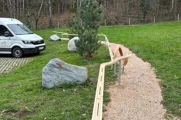 Holzkugelbahn Bild 25