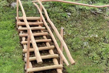 Holzkugelbahn Bild 46