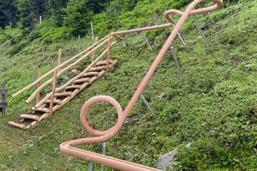 Holzkugelbahn Bild 48