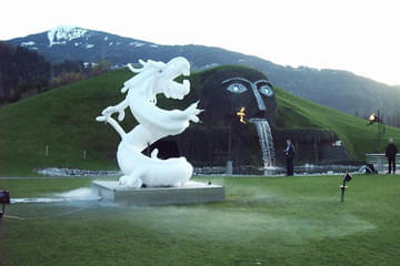 Eisskulptur Swarovski Wattens